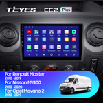 Teyes CC2 Plus 10,2"для Renault Master, Nissan NV 400  2010-2020