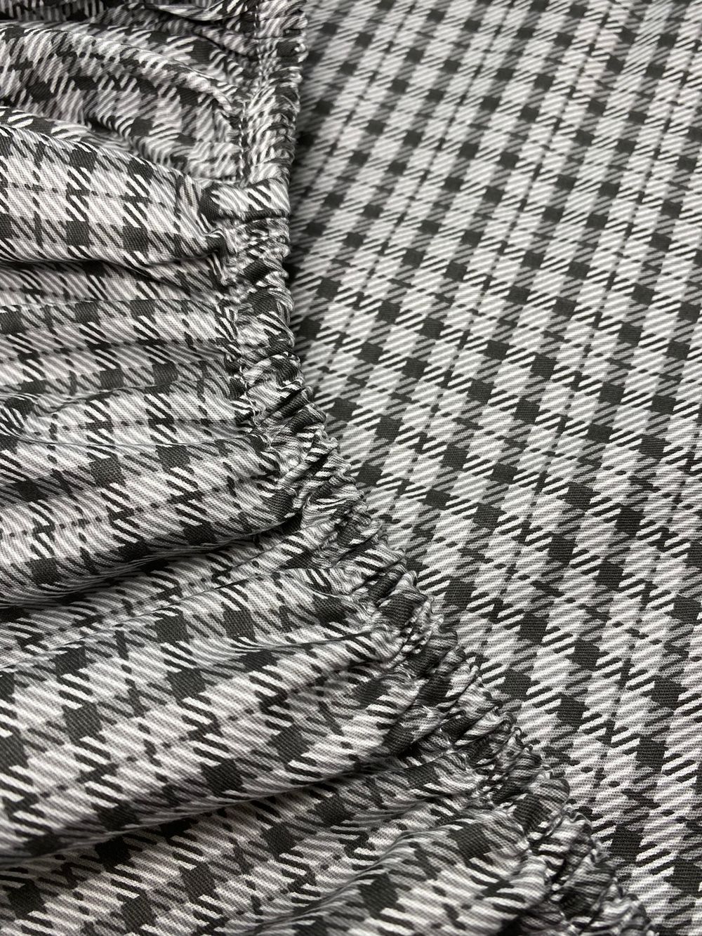 Постельное белье сатин Milky Garden "Setton/Setton (компаньон)" 2-спальное Наволочка 50x70 см 2 шт Простынь на резинке 160x200 см Пододеяльник 175x215 см