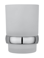 Стакан для зубных щеток с держателем WONZON & WOGHAND EASY, Хром (WW-8121)