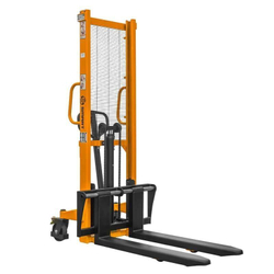 Ручной гидравлический штабелер SDJA 1516 (г/п 1.5 т, 1.6 м, раздвижные вилы) SMART