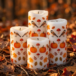 Трансфер переводной - декаль для свечей и гипса осень 007 А5