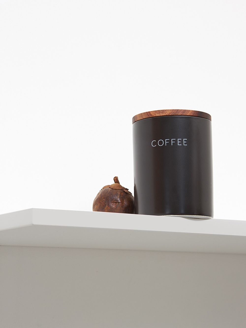 Банка керамическая для хранения кофе, 650 мл, черная