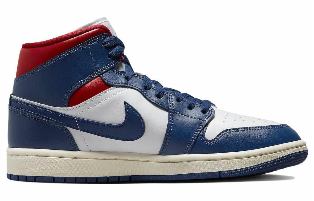 Кроссовки Jordan Air Jordan 1 Mid "French Blue" (Женская размерная сетка)