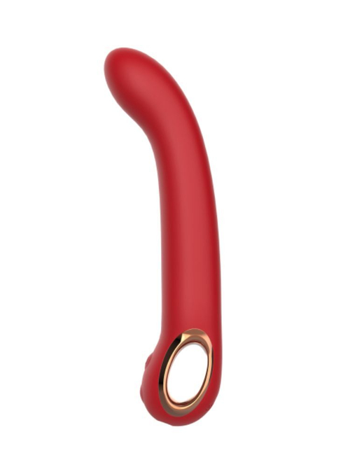 Вибратор для точки G Secwell SW3042red, изогнутый кончик, 22,1 см