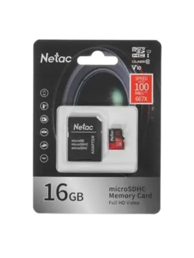 Карта памяти P500 PRO NT02P500PRO-016G-R microSDHC 16 ГБ