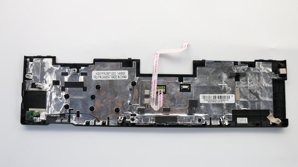 Верхняя панель клавиатуры (Palmrest) для ноутбука Lenovo ThinkPad L520 черная, с тачпадом (04W6547), оригинал