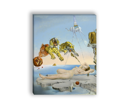"Сон, навеянный полетом пчелы", Дали, Сальвадор, картина (репродукция)