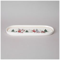 БЛЮДО ОВАЛЬНОЕ LEFARD "FAMILY CHRISTMAS" 34*14,5 СМ (КОР=24ШТ,)