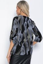 Джемпер Дэрби (черный/штрихи) Б12448-10 LT Collection