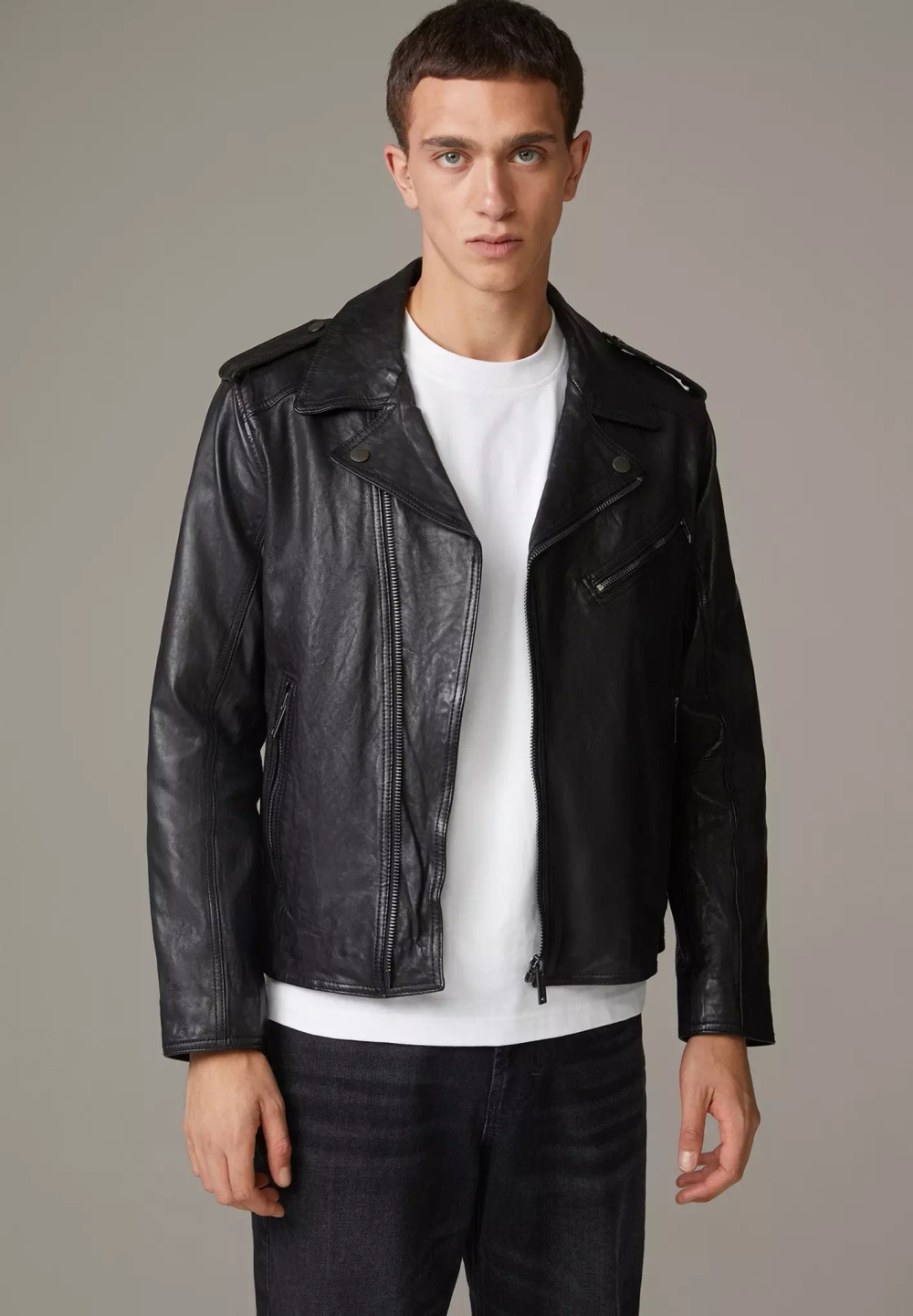 Куртка кожаная мужская STRELLSON