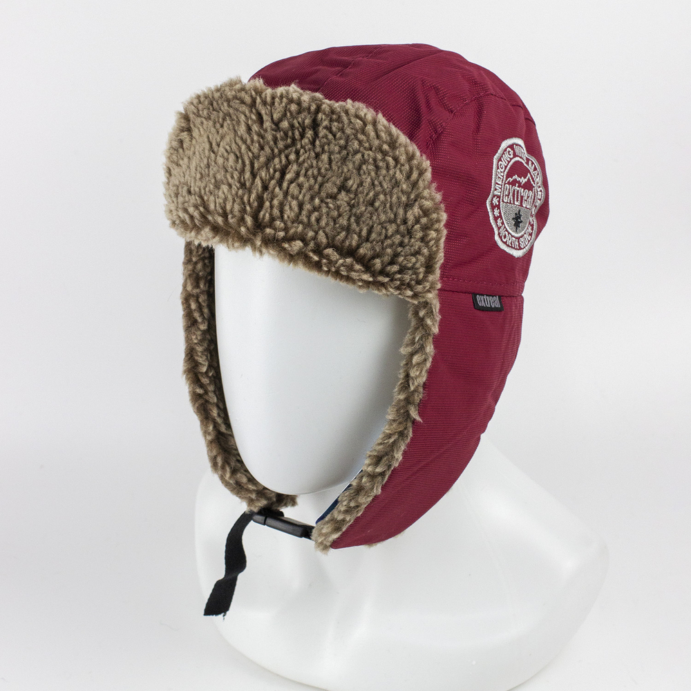 Шапка-ушанка Extreal "Стрит" (мех барашек коричневый, мембрана) XL