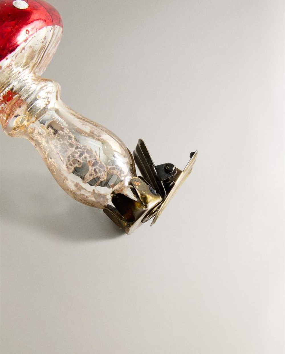 ZARA HOME НОВОГОДНЕЕ УКРАШЕНИЕ НА ЗАЖИМЕ «ГРИБ», КРАСНЫЙ