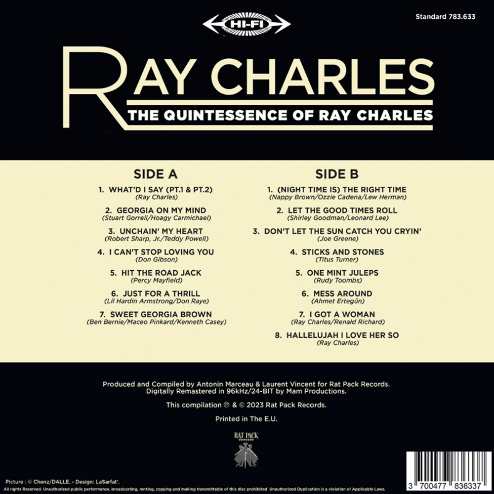 Ray Charles / The Quintessence Of Ray Charles (LP)