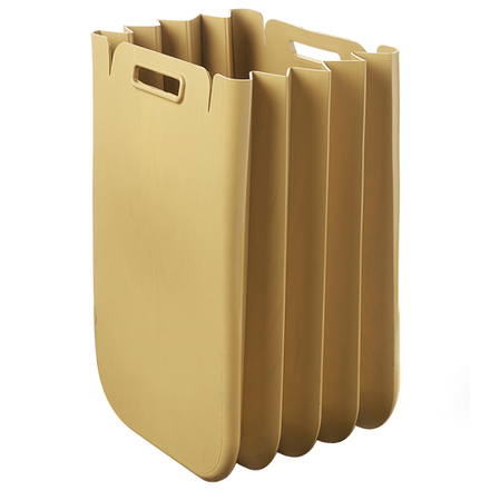 Корзина для белья складная eco packly, горчичная