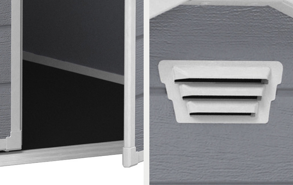 Пластиковый сарай Keter Manor Pent 6x6