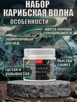 Набор меловых красок «Карибская волна» баночки по 20 мл
