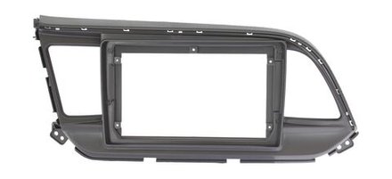 Комплект рамки с разъёмами 9" Hyundai Elantra 6 2019-2020 (монохром) карбон - Car-Smart 7165A1