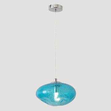 Светильник подвесной 1*G9 FORMLESS SP1 BLUE хром/голубой Crystal Lux