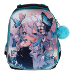 Ранец с одним отделением на молнии 35x26x13см мятный "Аниме" (Академия Групп)