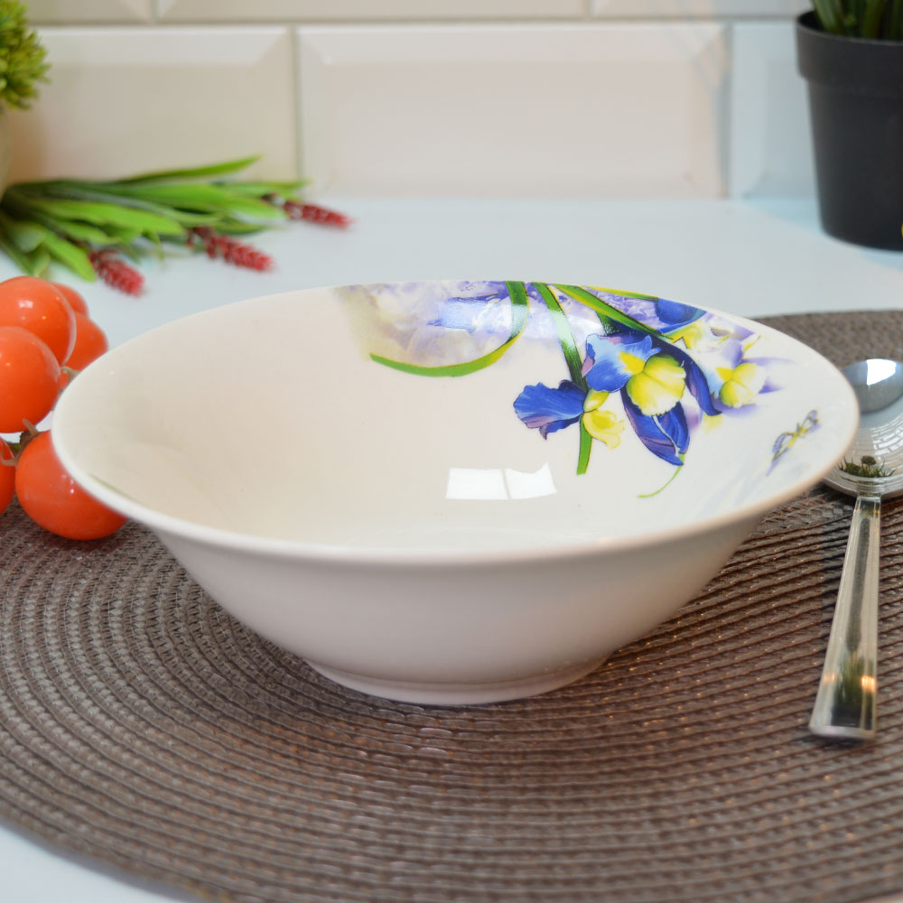 Миска суповая 18см Ирисы