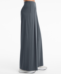 OYSHO Брюки Light Touch широкого кроя, серо-синий