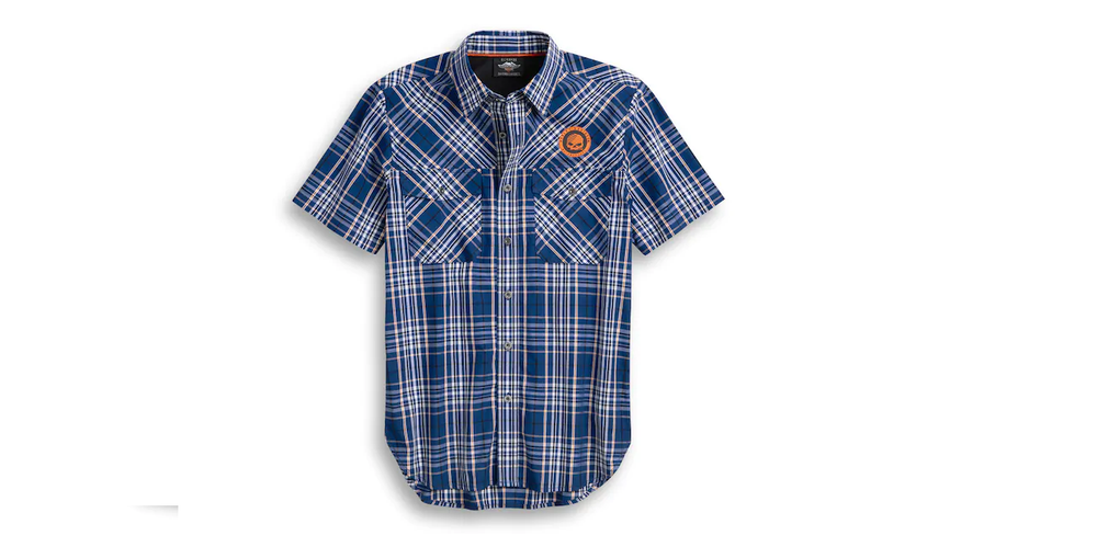 Рубашка Performance Vented Plaid Short Sleeve Harley-Davidson