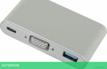 Разветвитель Palmexx PX/HUB-057 серебристый