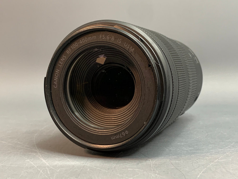 Canon RF 100-400mm f/5.6-8 IS USM царапинки, пыль внутри