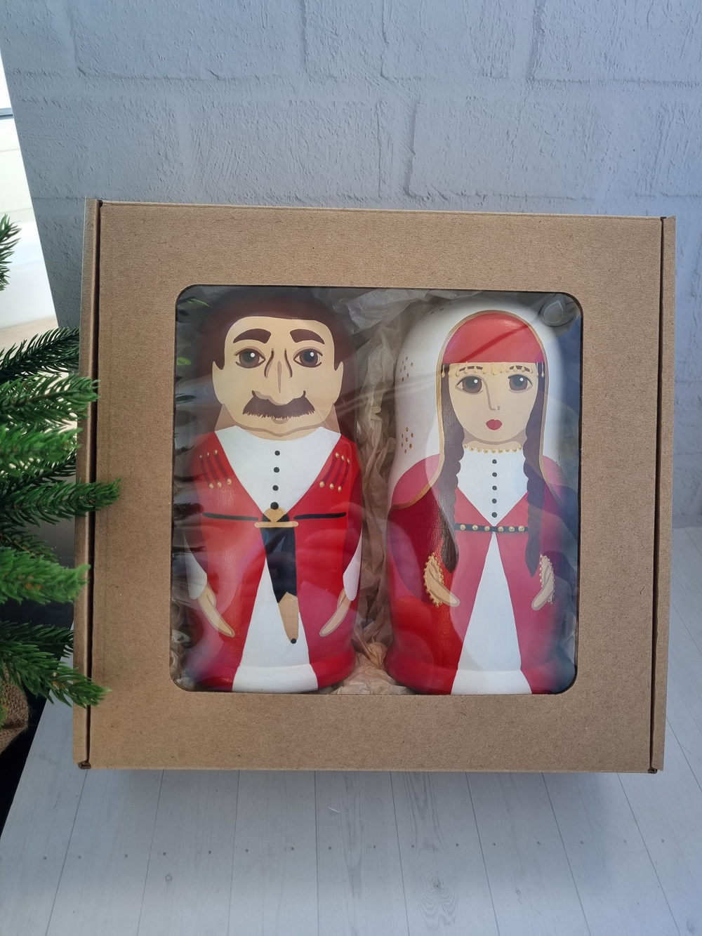 Матрёшки "Грузинская пара" 2шт 18см