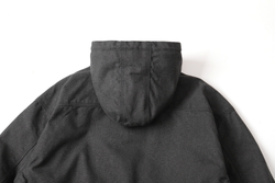 Куртка SHADOW CANVA HOOD COAT, серый-темный