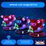 Коммерческая детская качалка «СветоЛёт» 1,13×0,57×1,03 м