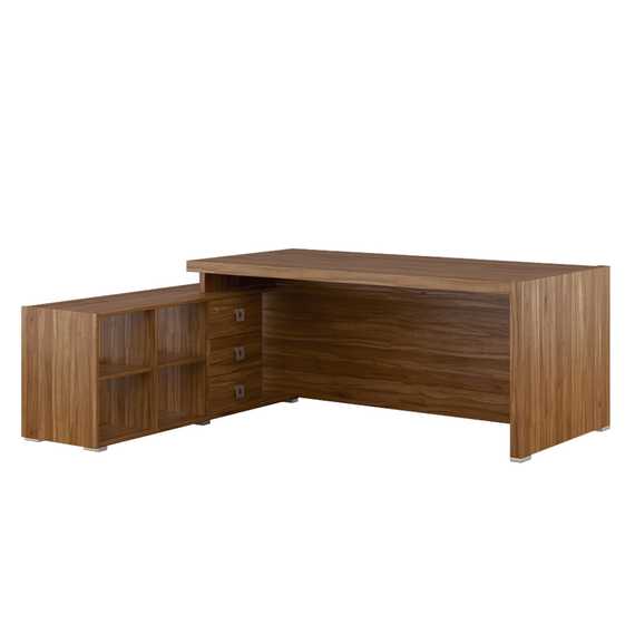 Стол письменный на опорной креденции Solid 195x174x75