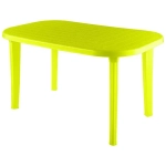 Стол овальный салатовый 1360х740мм