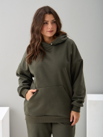 Костюм с брюками КБис-091/хаки-п