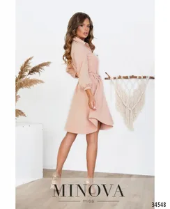 Платье 3126-пудра Minova