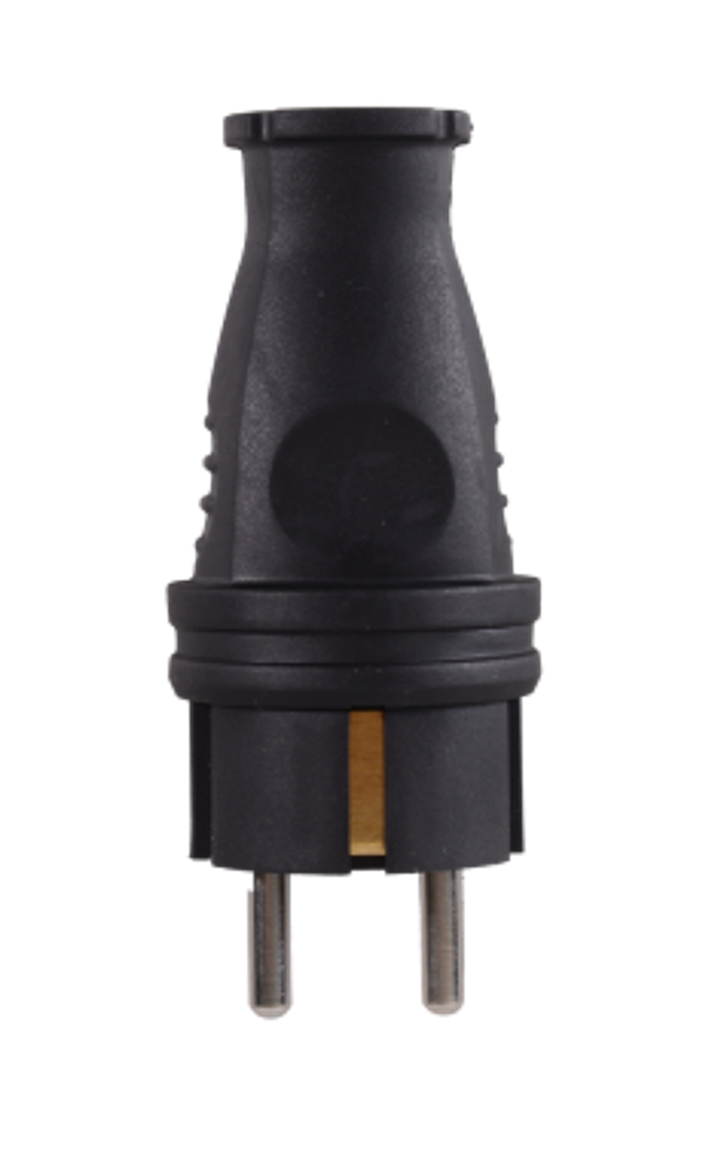 Вилка прямая с/з, каучук IP44 16А 250В Вихрь