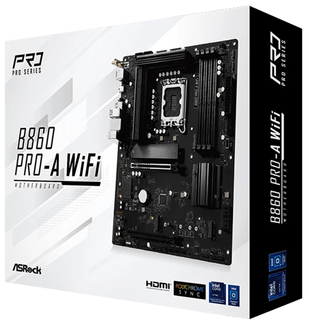 Материнская плата ATX ASRock B860 PRO-A WIFI
