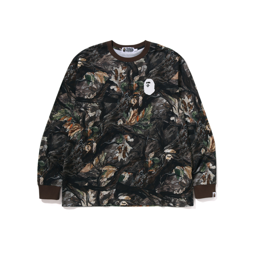 A Bathing Ape Bathing Ape Лонгслив Graphic коричневый