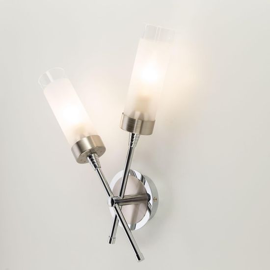 CL109321 Хеликс Хром Мат+Хром Св-к Бра