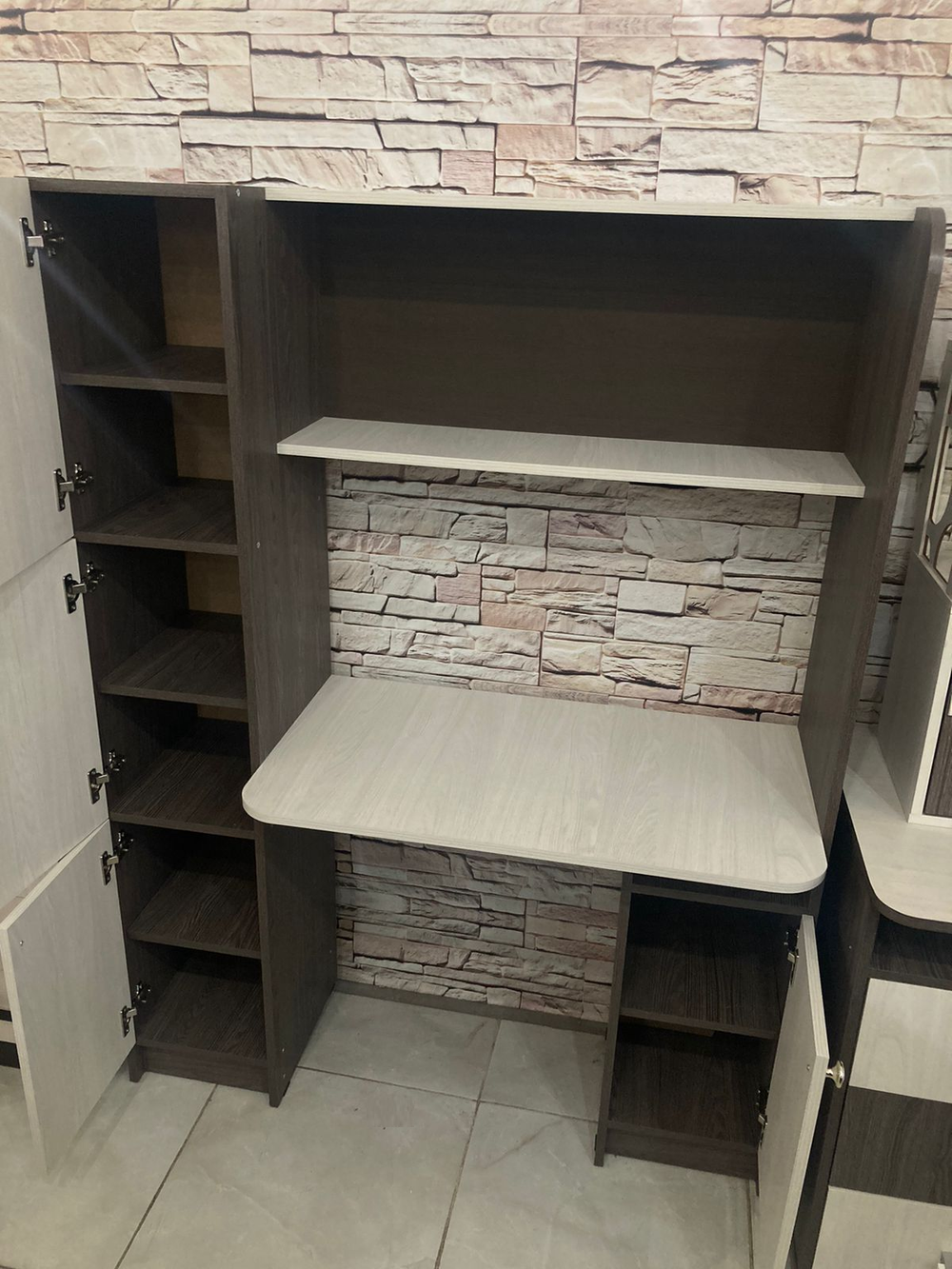 Компьютерный стол Омега-2 яс. анкор т./яс. анкор св.