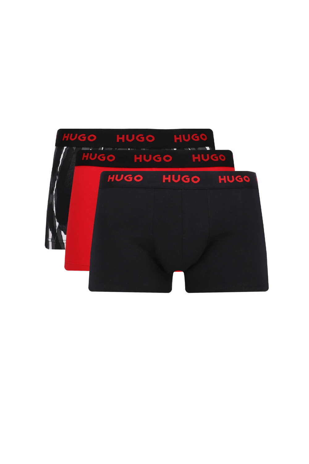 Трусики-боксеры 3шт. Hugo Bodywear - красный(50480170)