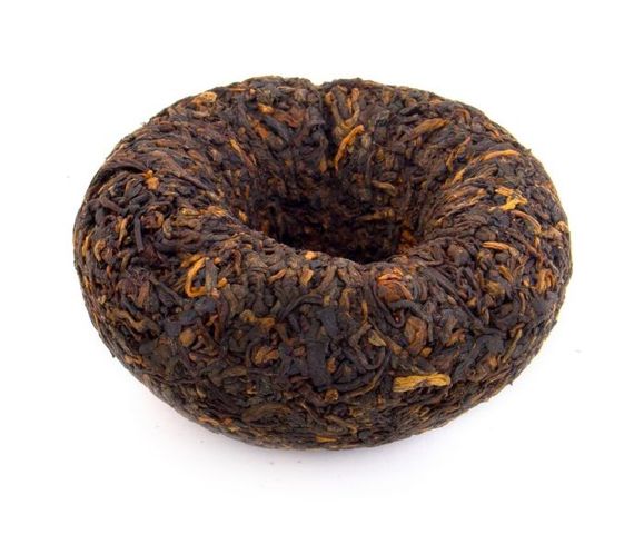 Чай Шу пуэр 2018 г. «V93» марки «Даи» завода «Мэнхай» 100 г.