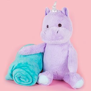 Игрушка Unicorn с пледом