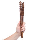 Спицы для вязания из дерева 10мм/305мм прямые береза #N3