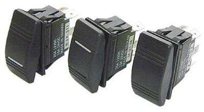 Клавишный выключатель "Marina 2", двухпозиционный, 2 контакта, возвратная пружина. (10014738)