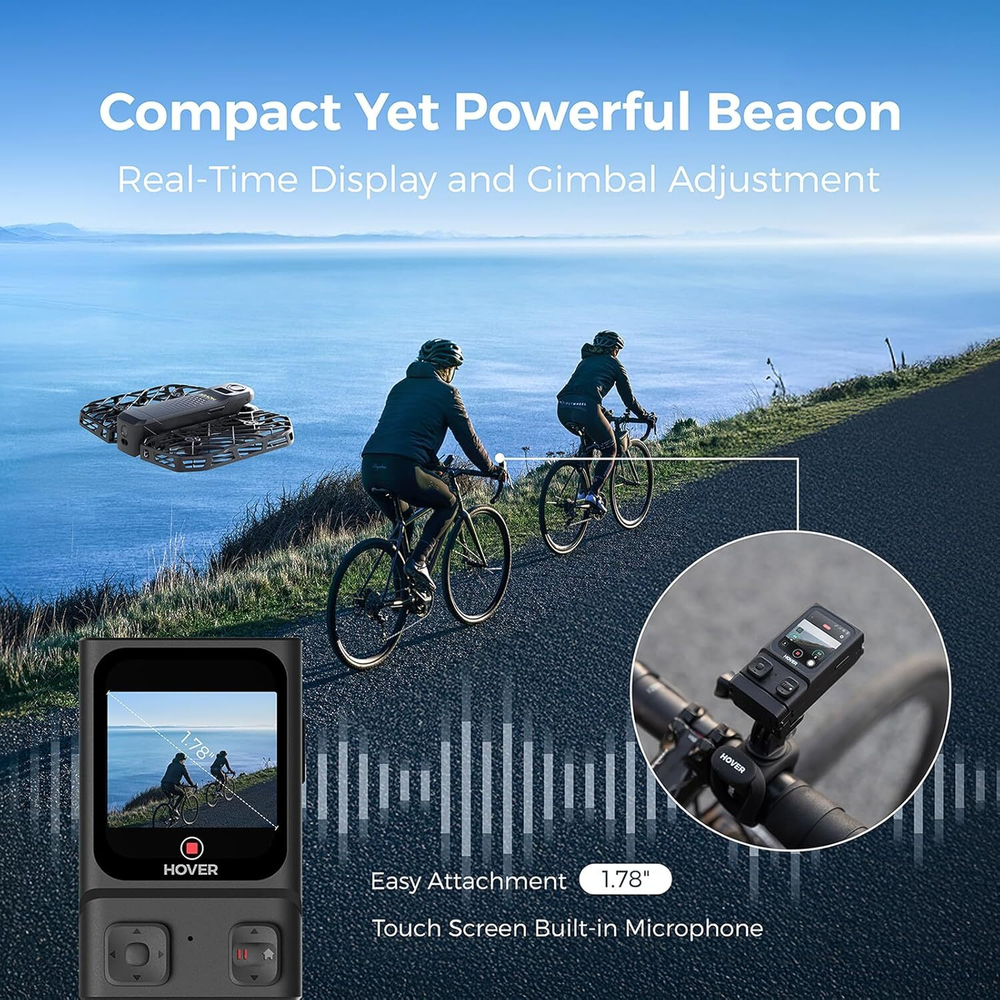 Квадракоптер HOVERAir X1 PROMAX 8K с камерой (для велоспорта)