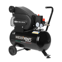 WDK-90225 Компрессор поршневой с прямым приводом 225 л/мин, 1.5 КВт, 220 В, ресивер 24 л