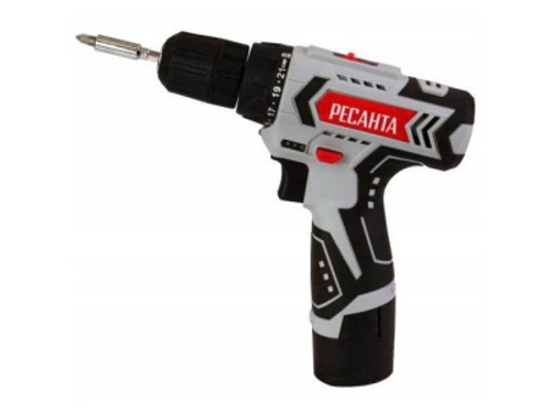 Дрель-шуруповерт аккумуляторная ДА-12-2Л Ресанта