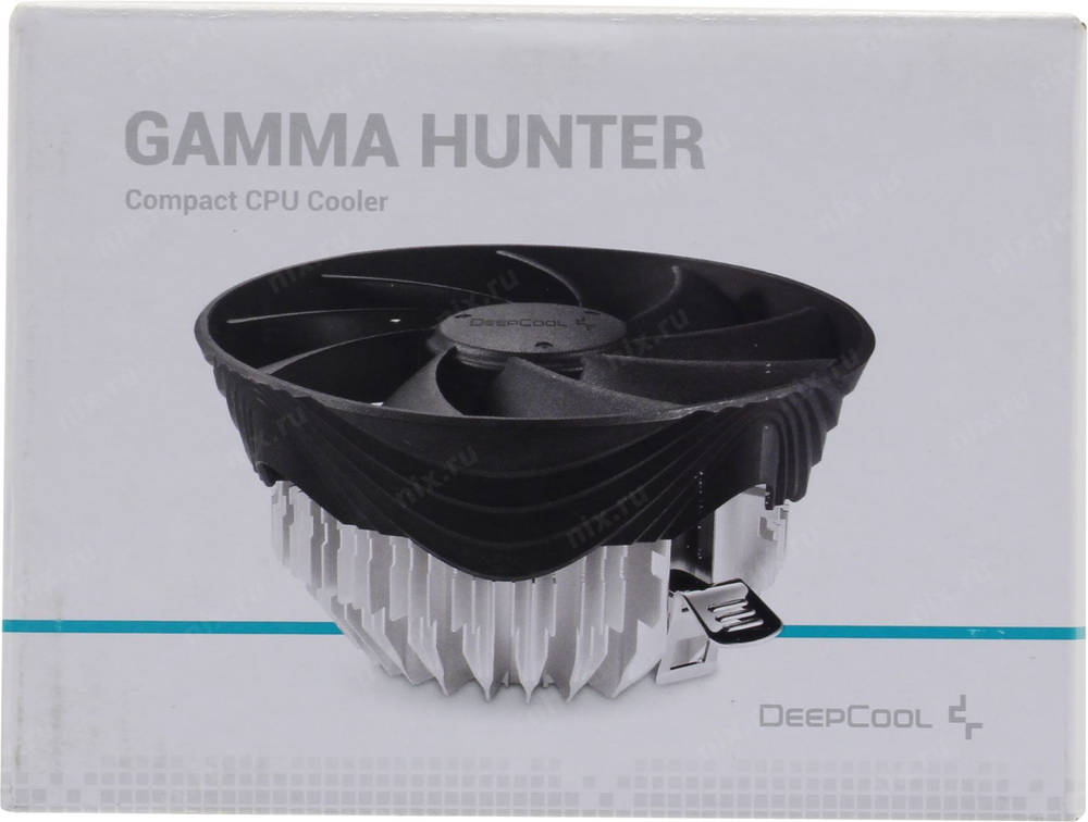 Охладитель Deepcool &lt;DP-MCAL-HT&gt; GAMMA HUNTER (3пин, 775/1155, 21дБ, 1600об/мин, Al)