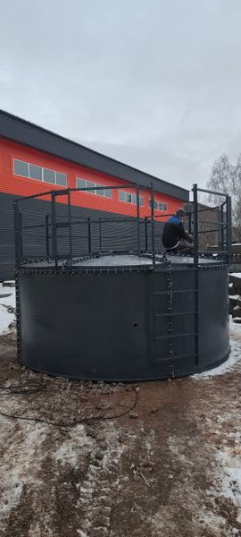 Монтаж силоса 100 тонн